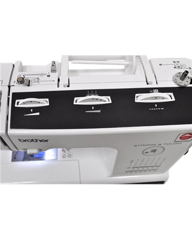 Mașină de cusut Brother HF-27, Alb | Negru