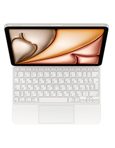 Tastatură Apple Magic Keyboard pentru iPad Pro 11‑inchi (M2, M3), Air (4-5th gen), Alb