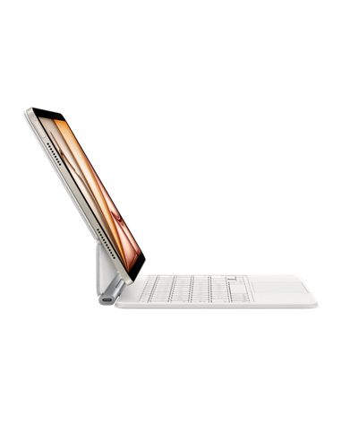 Tastatură Apple Magic Keyboard pentru iPad Pro 11‑inchi (M2, M3), Air (4-5th gen), Alb