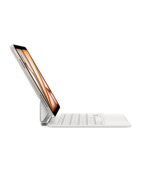 Tastatură Apple Magic Keyboard pentru iPad Pro 11‑inchi (M2, M3), Air (4-5th gen), Alb