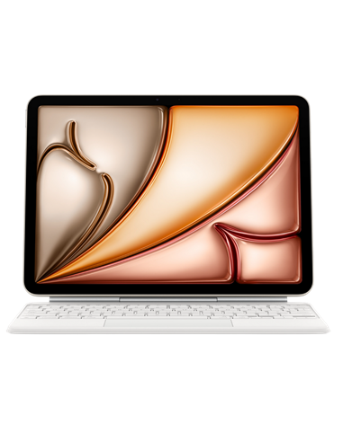 Tastatură Apple Magic Keyboard pentru iPad Pro 11‑inchi (M2, M3), Air (4-5th gen), Alb