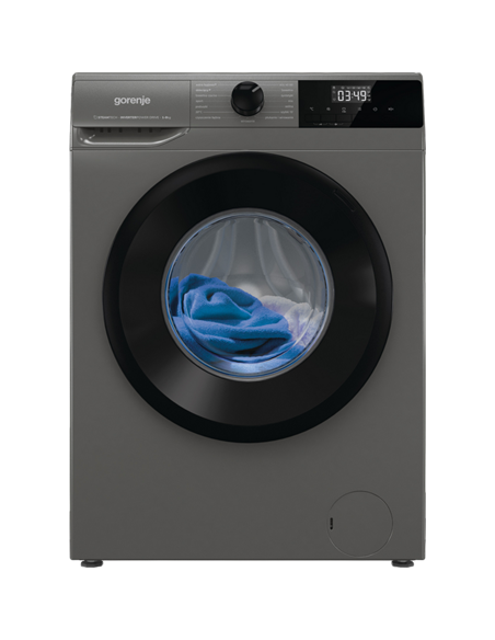Mașină de spălat Gorenje W1NHPI84AST, 8kg, Gri