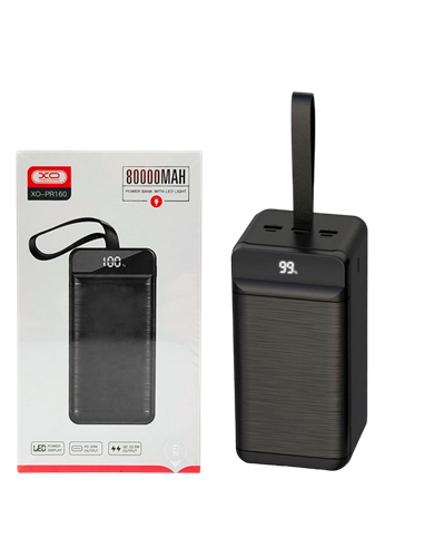 Acumulator extern XO PR160, 80000mAh, Negru