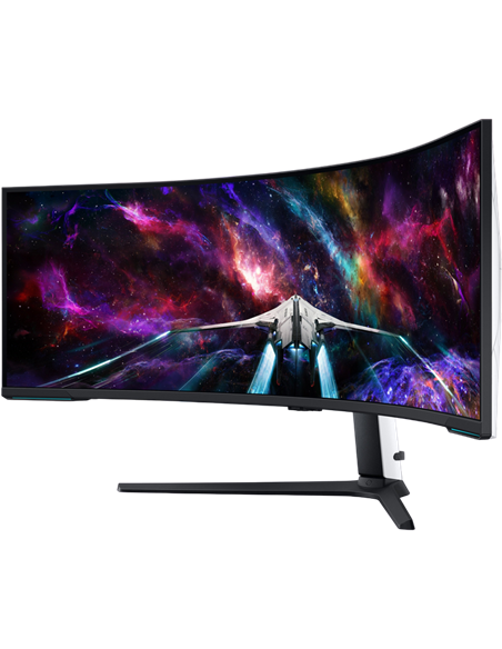 57" Игровой монитор Samsung S57CG95, VA 7680x2160, Белый | Черный