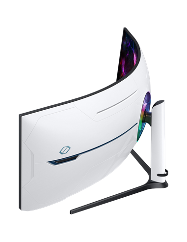 57" Игровой монитор Samsung S57CG95, VA 7680x2160, Белый | Черный