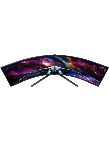 57" Игровой монитор Samsung S57CG95, VA 7680x2160, Белый | Черный