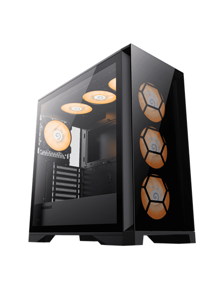 Carcasă PC Gamemax LEADER TG, Full-Tower, Fără PSU, Negru