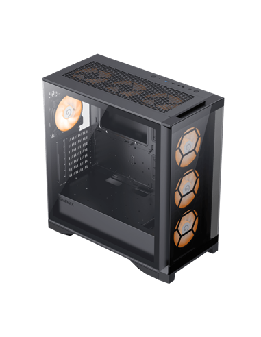 Carcasă PC Gamemax LEADER TG, Full-Tower, Fără PSU, Negru