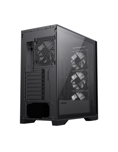 Carcasă PC Gamemax LEADER TG, Full-Tower, Fără PSU, Negru