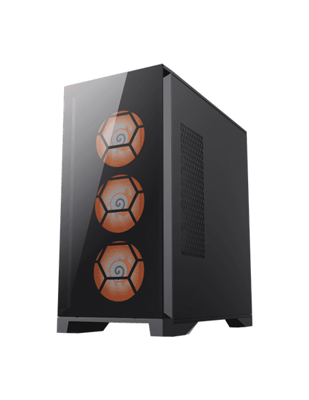 Carcasă PC Gamemax LEADER TG, Full-Tower, Fără PSU, Negru