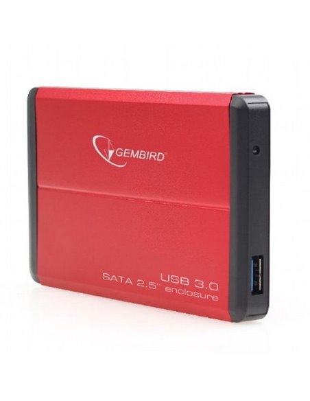 Внешний корпус Gembird EE2-U3S-2-R, Красный (EE2-U3S-2-R)
