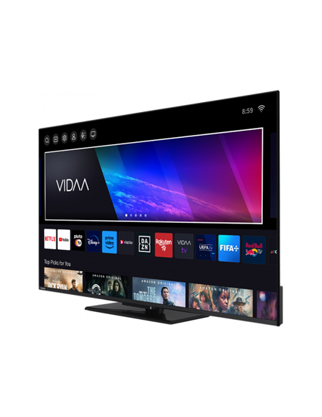 55" QLED SMART TV Toshiba 55QV3463DG, 3840x2160 4K UHD, VIDAA U OS, Negru