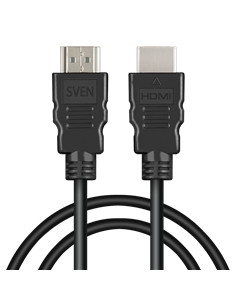 Видео кабель SVEN SV-016548, - HDMI (M), 1,8м, Чёрный