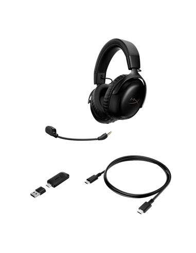Игровая Гарнитура HyperX Cloud III S, Беспроводной, Чёрный