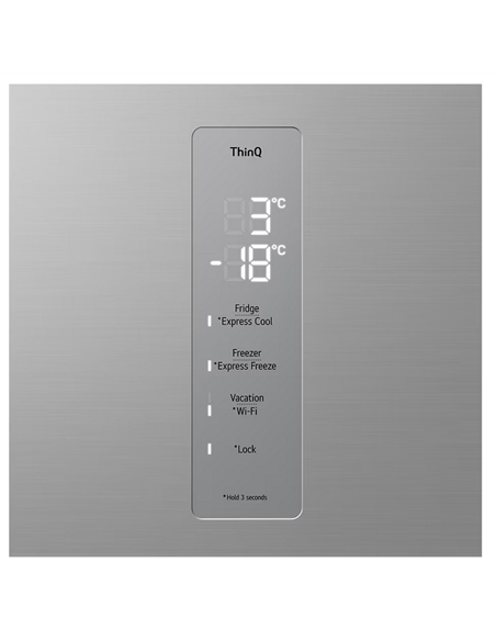 Холодильник LG GBV7270CPY, Серебристый