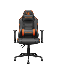 Scaun Gaming Cougar Fusion S, PVC Piele, Negru | Portocaliu