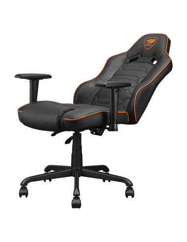 Scaun Gaming Cougar Fusion S, PVC Piele, Negru | Portocaliu