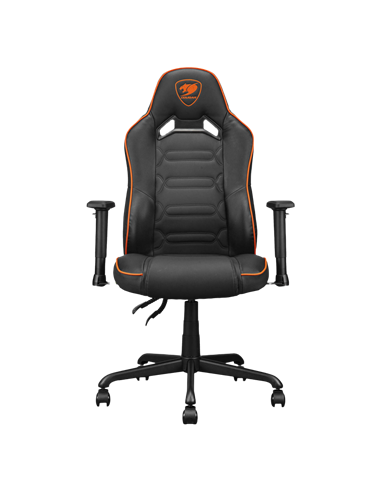 Scaun Gaming Cougar Fusion S, PVC Piele, Negru | Portocaliu