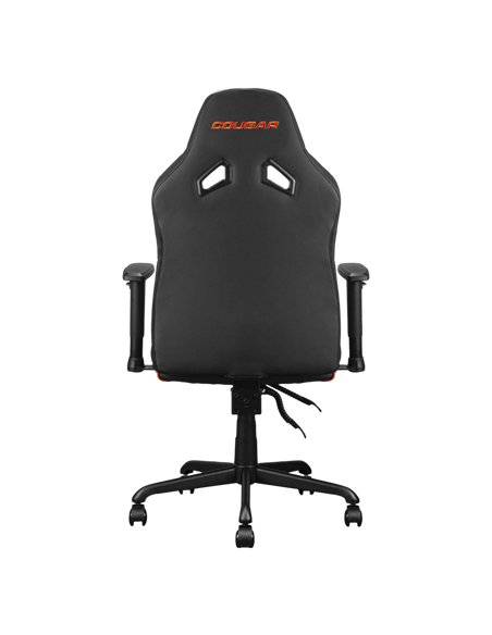 Игровое кресло Cougar Fusion S, ПВХ Кожа, Черный | Оранжевый
