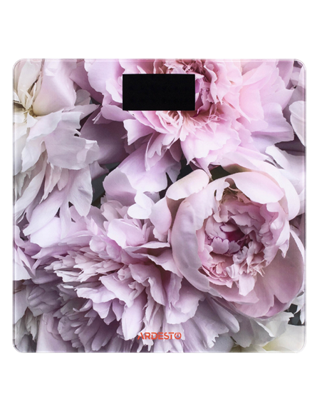 Cântar de podea Ardesto SCB-965PEONIES, Roz