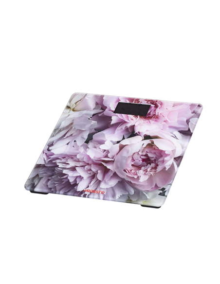 Cântar de podea Ardesto SCB-965PEONIES, Roz