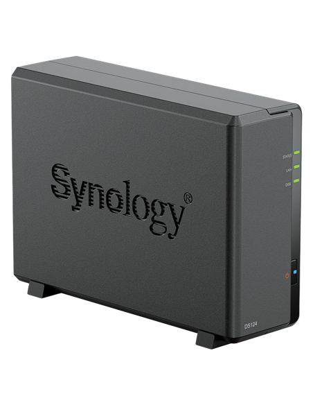 Stocare atașată la rețea SYNOLOGY DS124, Negru