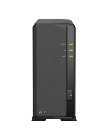 Сетевое хранилище SYNOLOGY DS124, Чёрный