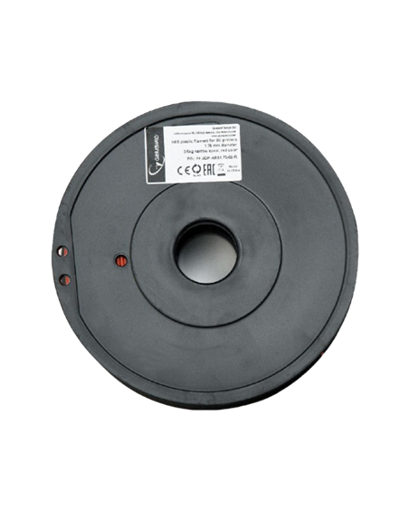 Filament pentru imprimantă 3D Gembird FF-3DP-ABS1.75-02-R, ABS, Roșu , 1.75 mm, 0,6 kg