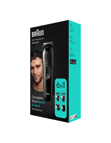 Мужской Триммер Braun MGK3420, Чёрный