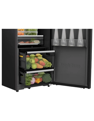Холодильник Hisense RL5K370GSFC, Чёрный