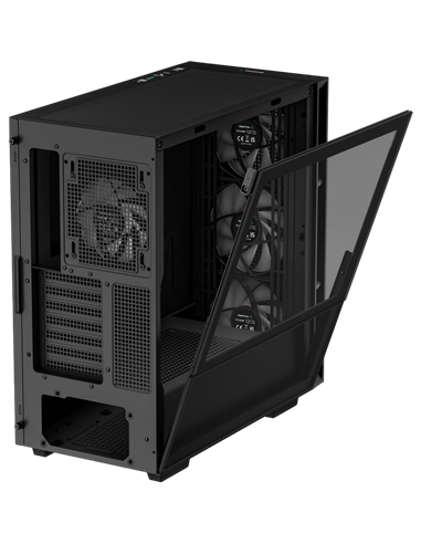 Carcasă PC Deepcool CH560, Midi-Tower, Fără PSU, Negru