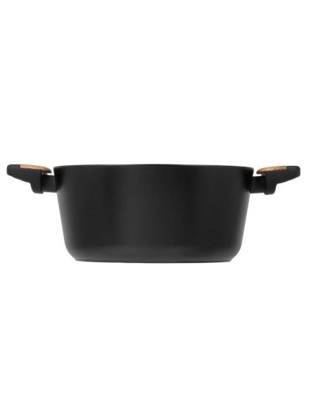 Cratiță RESTO 93188, 4.4L, 24cm, Negru, Maro