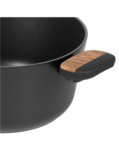 Cratiță RESTO 93188, 4.4L, 24cm, Negru, Maro