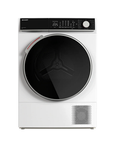Uscător de rufe Sharp KD-NHL8S9GWC-EE, 8kg, Alb
