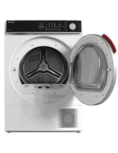 Uscător de rufe Sharp KD-NHL8S9GWC-EE, 8kg, Alb 2