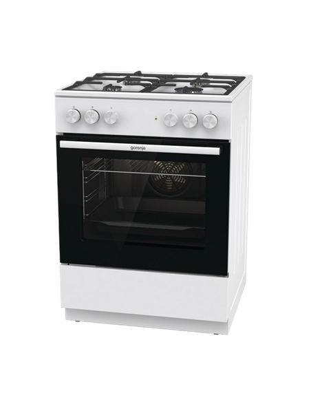 Комбинированная плита Gorenje GK6A40WFFM, Белый