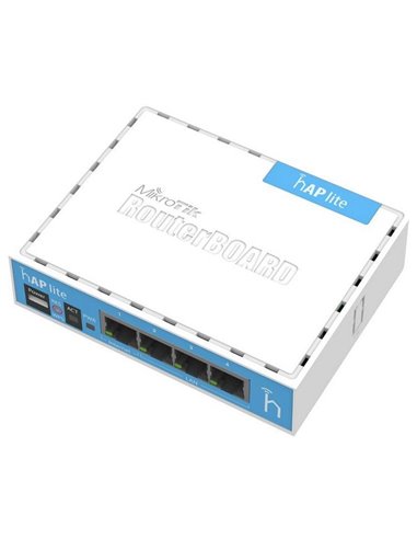 Маршрутизатор MikroTik hAP Lite, Белый