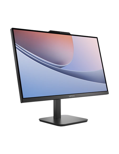Computer All-in-One Lenovo V100, 23,8", Intel Processor N100, 8GB/256GB, Fără SO, Negru