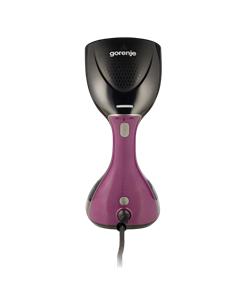 Aparat de călcat vertical cu aburi Gorenje GS2100BKV, Negru | Violet 2