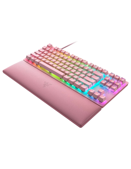 Клавиатура Razer Huntsman V2 TKL, Проводное, Розовый