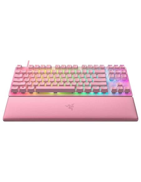 Клавиатура Razer Huntsman V2 TKL, Проводное, Розовый