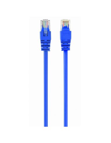 Patch cord Cablexpert PP12-0.25M/B, CAT5e UTP, 0,25m, Albastru