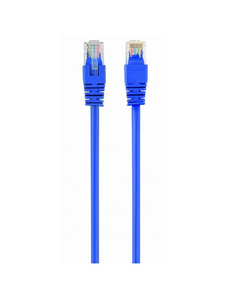Patch cord Cablexpert PP12-0.25M/B, CAT5e UTP, 0,25m, Albastru
