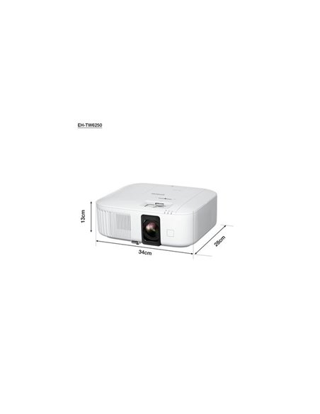 LCD Proiector Epson EH-TW6250, 2800ANSI Lumens, FullHD (1920 x 1080) 