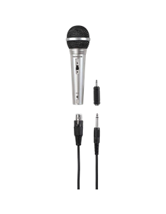 Microfon Karaoke Thomson M151, Fără fir/Cu fir, Argintiu