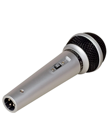 Microfon Karaoke Thomson M151, Fără fir/Cu fir, Argintiu