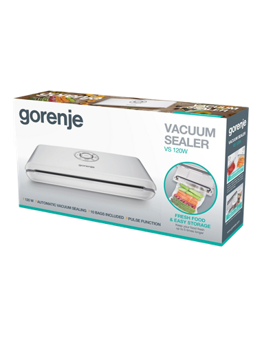 Вакуумный упаковщик Gorenje VS120W, Белый