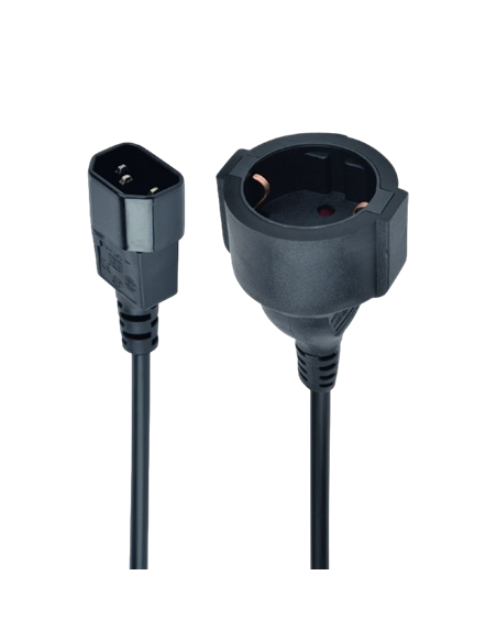 Кабель-адаптер питания Cablexpert PC-SFC14M-01, 0,2м, Чёрный