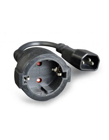 Кабель-адаптер питания Cablexpert PC-SFC14M-01, 0,2м, Чёрный