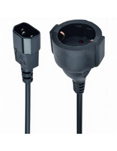 Cablu adaptor de alimentare Cablexpert PC-SFC14M-01, 0,2m, Negru